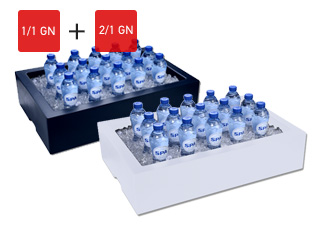 Crushed ice presentatie bakken