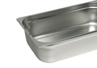 Gastronormbakken met verzinkbare greep 