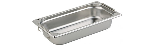 Gastronormbak inzetbak GN gastronorm klapgreep verzinkbare grepen handgreep