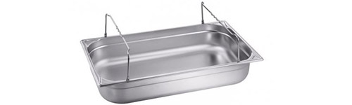 Gastronormbak beugelgrepen wegklapbare grepen GN-B Blanco U-handles 77.1320