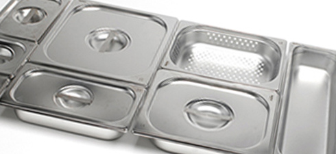 Gastronormbakken en deksels roestvrijstaal