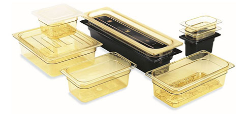 Gastronormbakken en deksels kunststof Hot-Pan