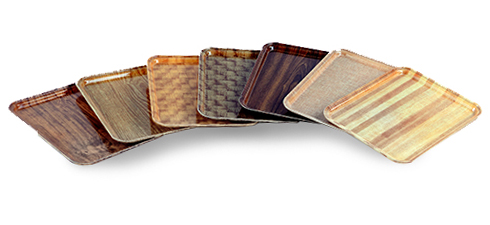 Dienbladen Cambro Camtray houtmotieven