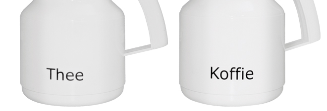 Vergaderservice isoleerkannen kunststof sfeer