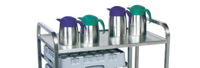 Vergaderservice serveerwagen sfeer