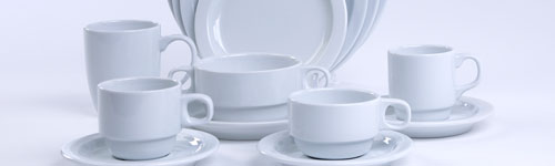 Nova hotelporselein Nordika wit sfeer