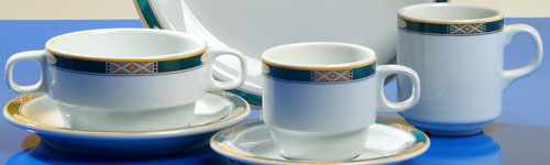 Nova hotelporselein Nordika Egypto Green sfeer