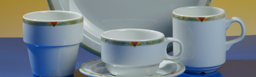 Nova hotelporselein Nordika vila verde sfeer