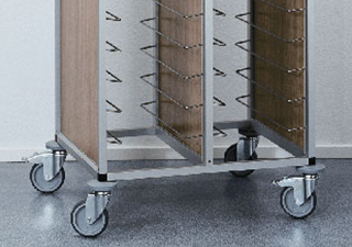 Dienbladenwagens - 2 compartimenten
