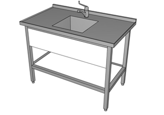 Spoelwerktafels RVS
