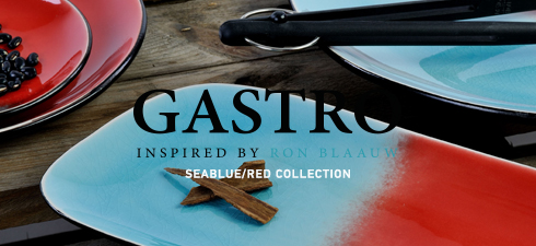 GASTRO by Ron Blaauw - Seablue-Red Collection