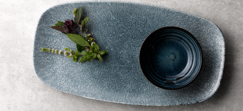 Studio Prints 'Raku' Topaz Blue - Churchill