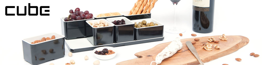 Cube organizer melamine zwart banner