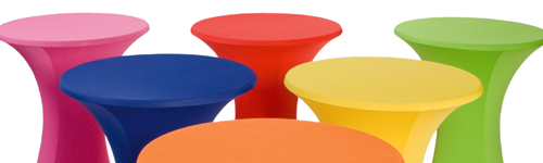 Statafels statafelhoezen statafelrokken impressie