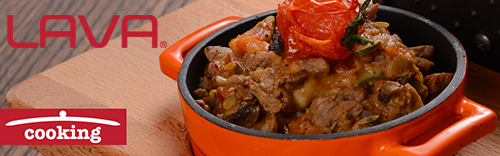 LAVA cooking iron cast stoofpan braadpan