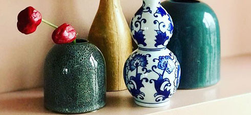 Porseleinen vazen