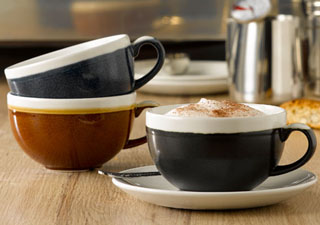 Monochrome Brown - 'Churchill' servies