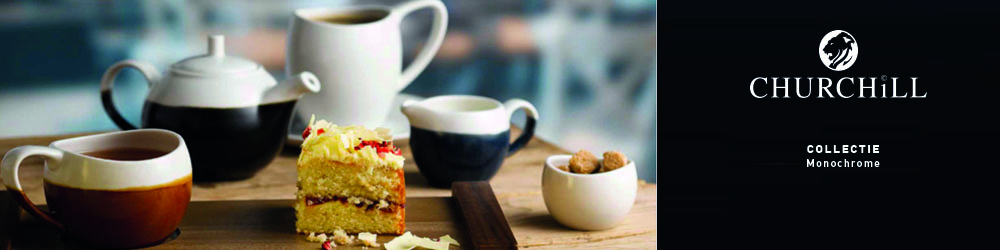 monochrome churchill servies sfeer