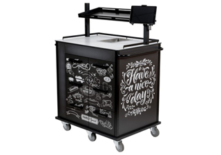 chariot de buffet fait sur mesure