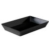 Schaal rechthoekig melamine zwart 38.4866