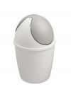 Tafelafvalbakje met tuimeldeksel kunststof wit