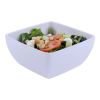 Melamine schaal vierkant Global kleur wit