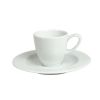 Espressopkop 10cl espressoschotel Saturno wit Nova hotelporselein