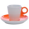 Koffiekop color me hotelporselein kleur oranje