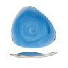 bord driehoekig 31-1cm churchill stonecast cornflower blue- SCFSTR121