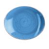 bord ovaal 19-2cm churchill stonecast cornflower blue SCFSOP71
