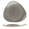 bord driehoekig 26-5cm churchill stonecast peppercorn grey SPGSTR101