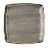 bord diep vierkant 26-8cm churchill stonecast peppercorn grey SPGSDS101