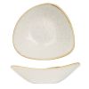 schaal driehoekig 23-5cm churchill stonecast barley white SWHSTRB91