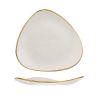 bord driehoekig 31-1cm churchill stonecast barley white- SWHSTR121