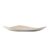 bord driehoekig 31-1cm churchill stonecast nutmeg cream SNMSTR121