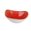 schaal driehoekig 23-5cm churchill stonecast berry red SBRSTRB91