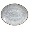 coupebord ovaal 31-7x25-5cm churchill studio-prints-homespun-stone-grey SPSGOP121