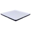 Melamine plateau vierkant laag Cube zwart