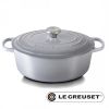 Le Creuset braadpan ovaal grijs