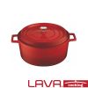 Braadpan deksel 24cm rood LAVA cooking 