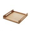 Serveerplateau dienblad afm 40x40cm bamboo Revol