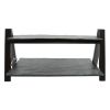 Etagere tafelpresentatiestelling Frostone Riser zwart hout