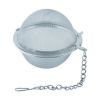 Thee ei infuser kruidenzeef met ketting roestvrijstaal gaas