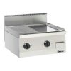 Grillplaat-600-B600-glad-geribbeld-Bartscher