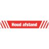 Houd-afstand-rood