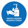 Graag-handen-desinfecteren-blauw-vinyl-plaat