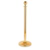 Afzetpaal-bal-hgt-100cm-goud
