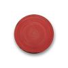Coupebord-plat-28cm-Red-Saturno-Nature