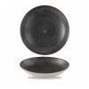 Coupeschaal-24.8CM-Stonecast-raw-black