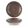 Coupeschaal-24.8CM-Stonecast-raw-brown